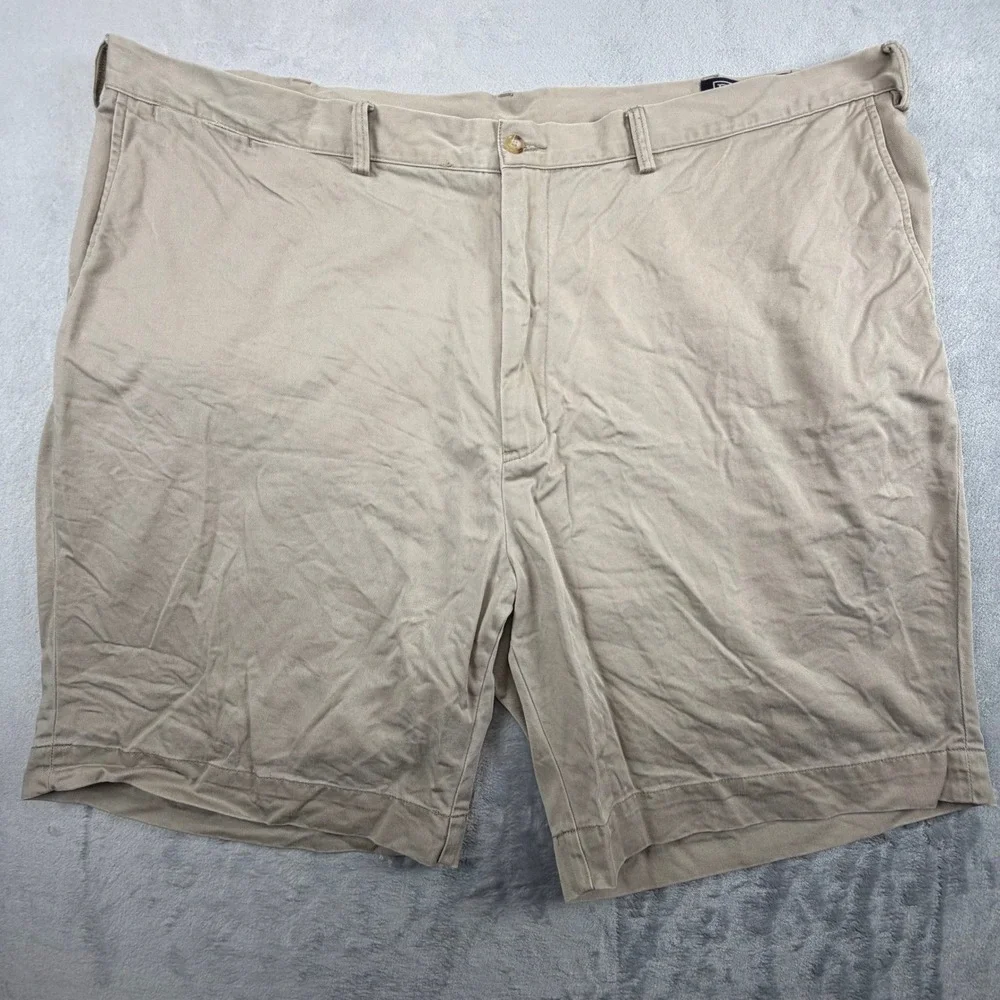Polo Ralph Lauren Shorts Mens 48 Tan Chino‎ Classic Fit Cotton Twill Khaki
